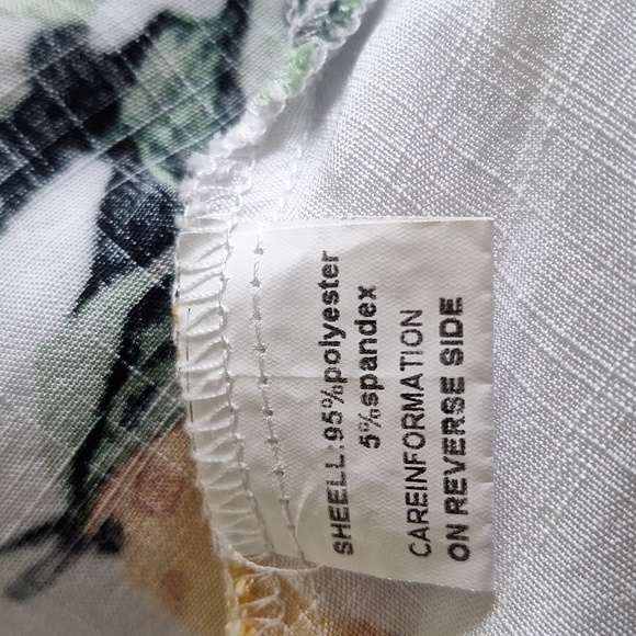 Kimilily lemon Floral Dress Size Med - Picture 7 of 8